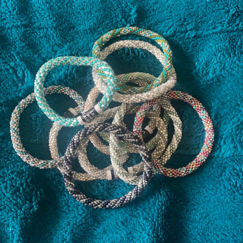 Lot of beaded bracelets